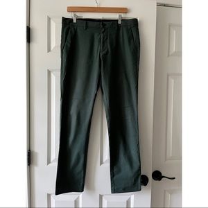 Bonobos Tech Chinos 32”x32” Tailored Fit Dark Green
